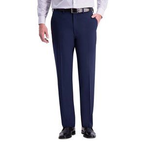 J.M. Haggar Men's Premium 4-Way Stretch Classic-Fit Flat-Front Suit Pants